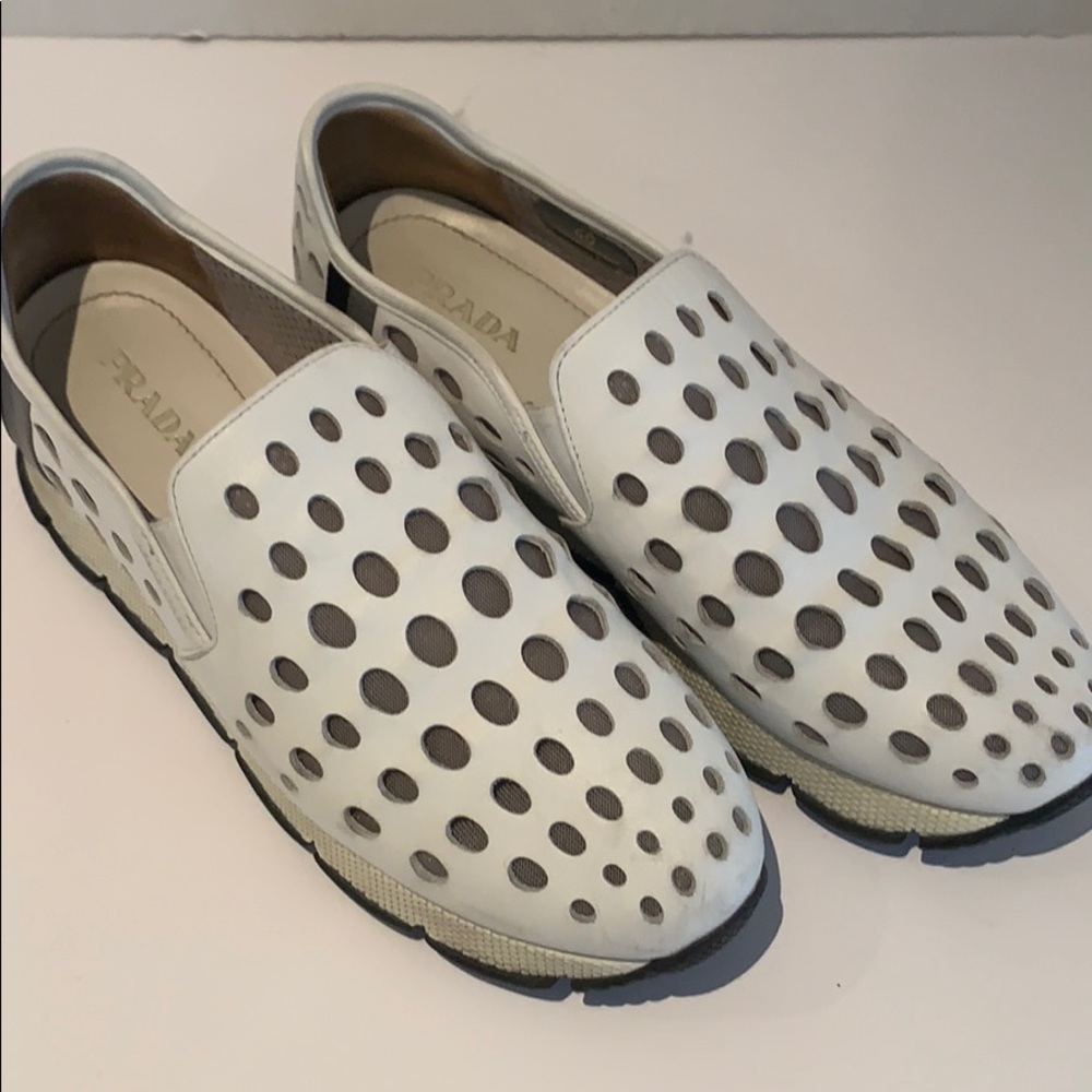 Prada Laser Cut Sneaker